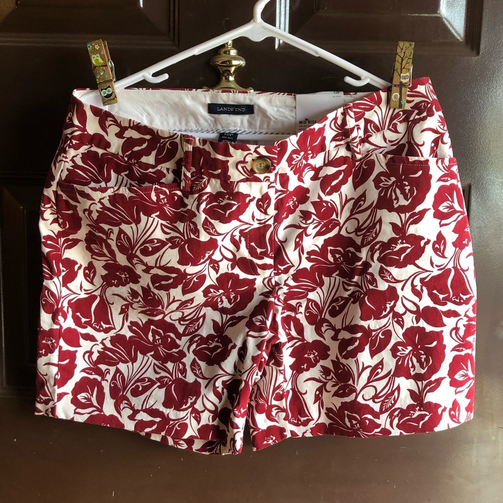 NWT Lands’ End Shorts - Mid Rise 12P